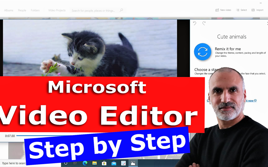 Microsoft Video Editor tutorial Step By Step