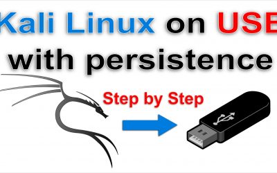 Install and run Kali Linux live on a USB drive with persistence step by step