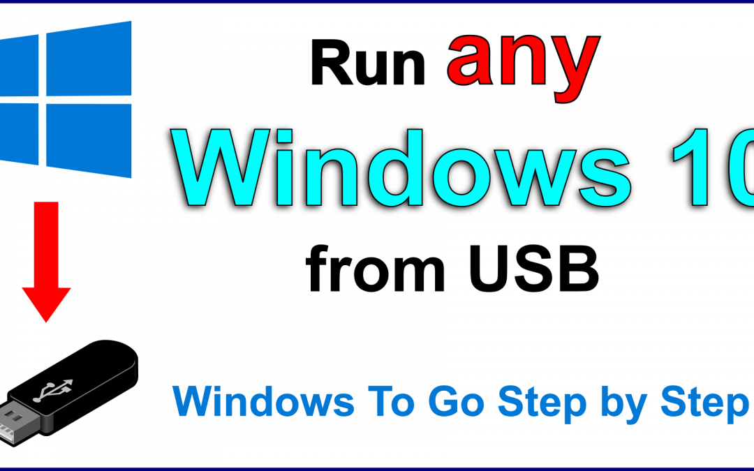 Run any version of Windows 10 from USB step by step using Rufus