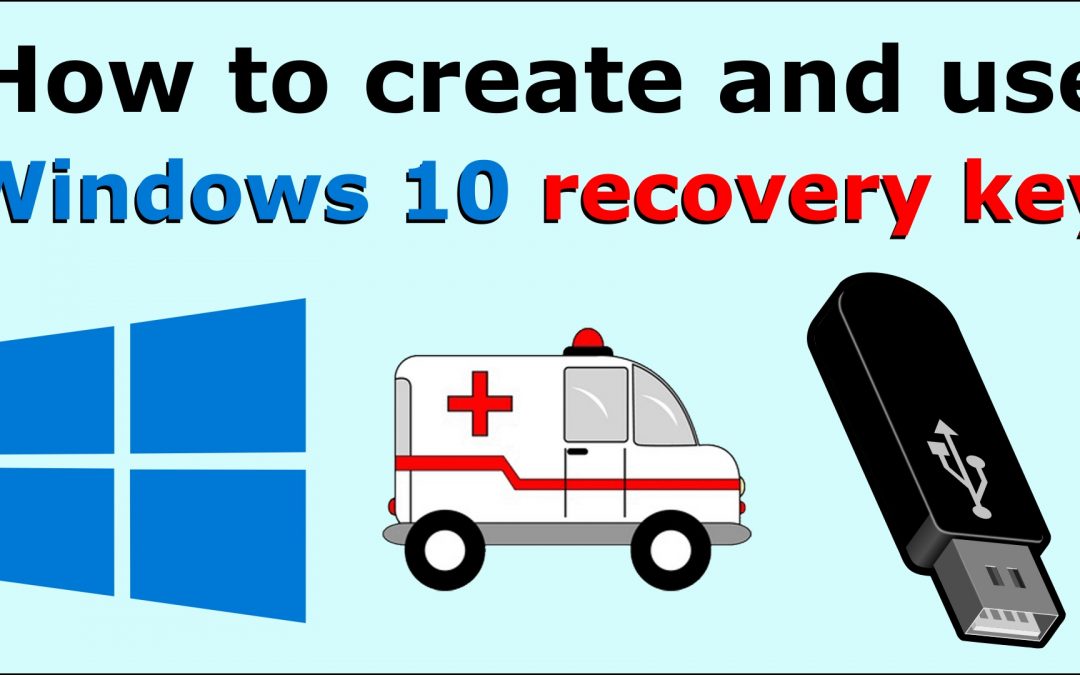How to create and use a Windows 10 Recovery USB key
