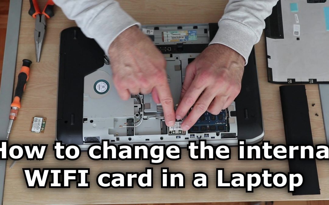 How to change the internal WIFI card in a Laptop step by step. Fix laptop WIFI