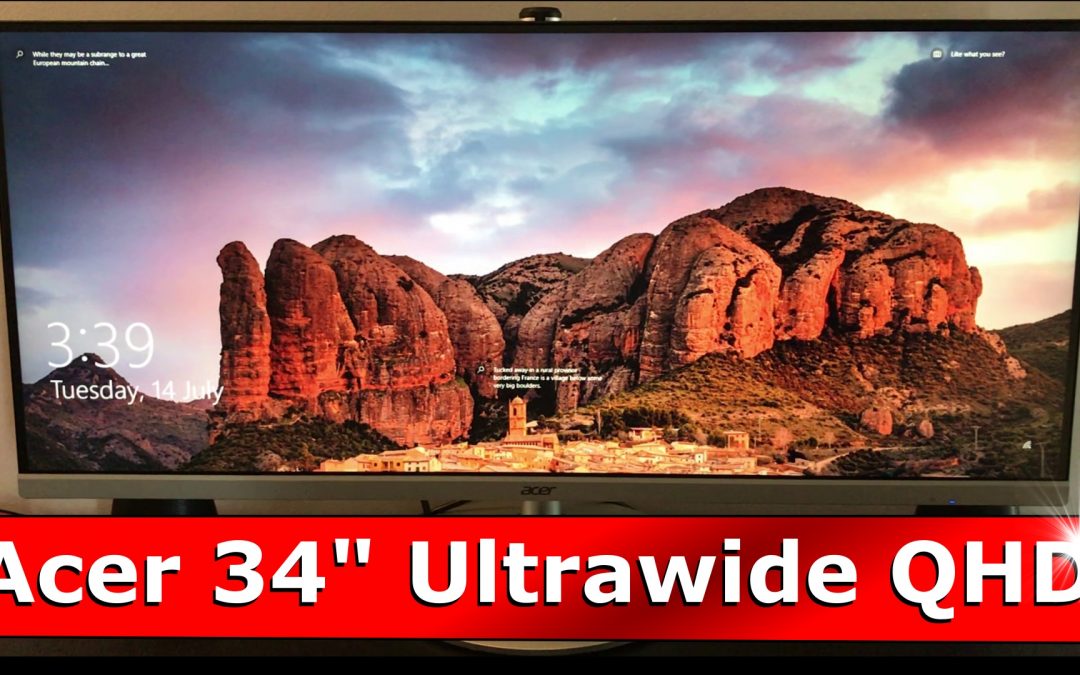 Acer CB342CK Ultrawide QHD gaming monitor, unboxing and review