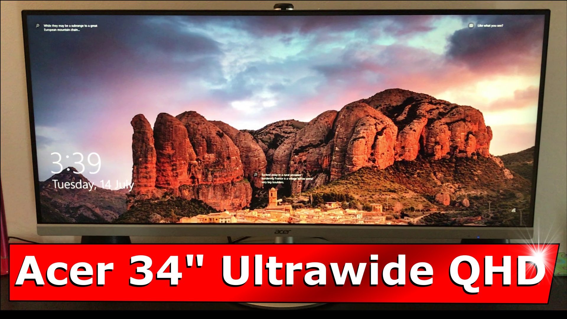 Acer CB342CK Ultrawide QHD gaming monitor, unboxing and review