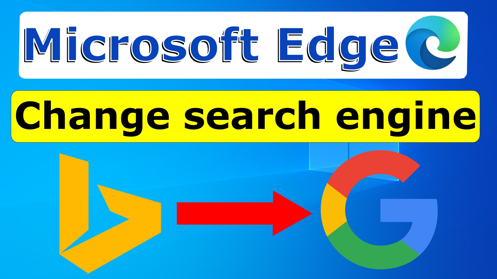 How to change the search engine in Microsoft Edge step by step