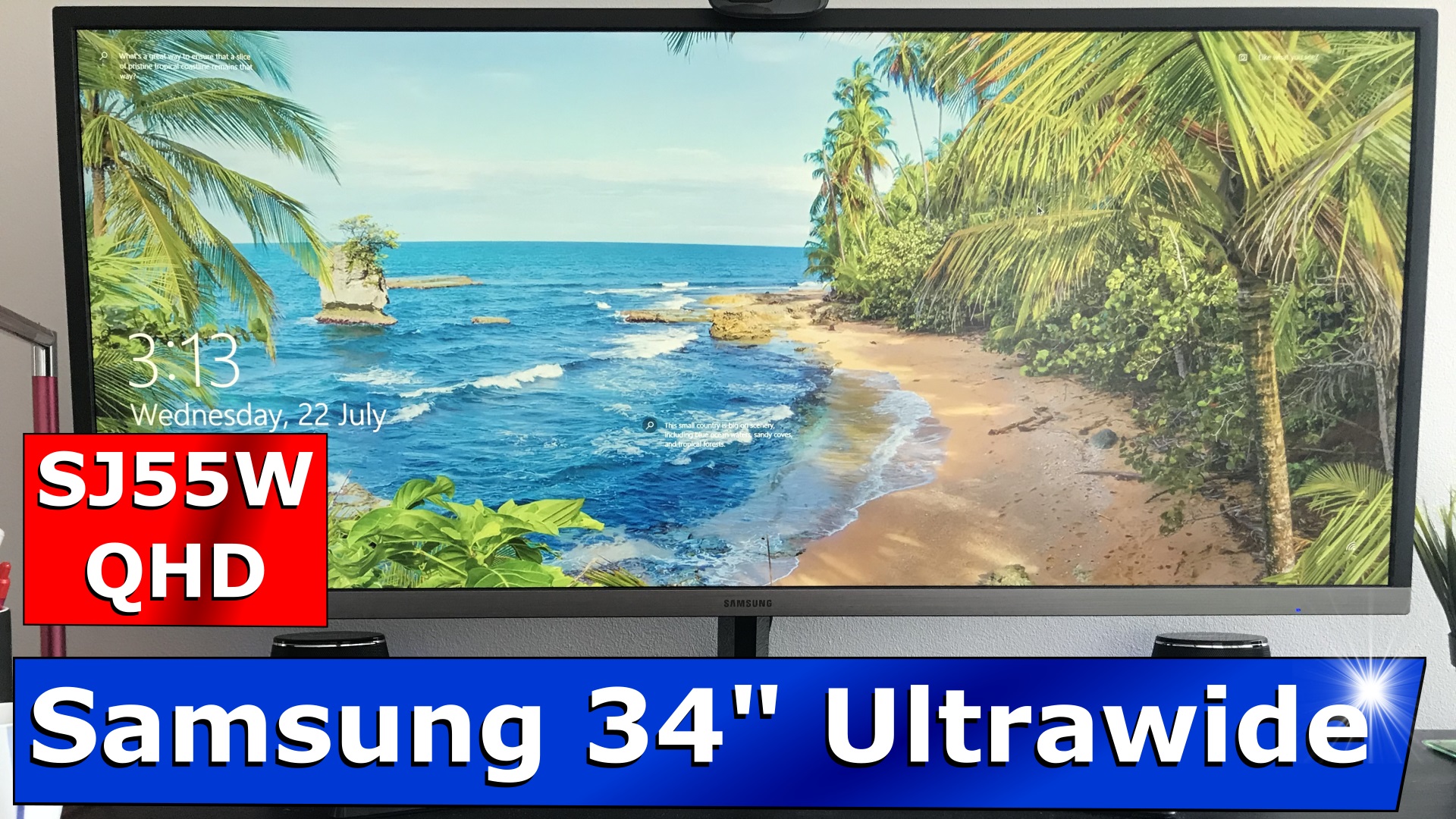 Samsung 34 inch SJ55W Ultrawide WQHD LS34J552WQNXZA