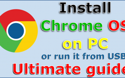 How to install ChromeOS on PC or run it from USB with Google Play store step by step