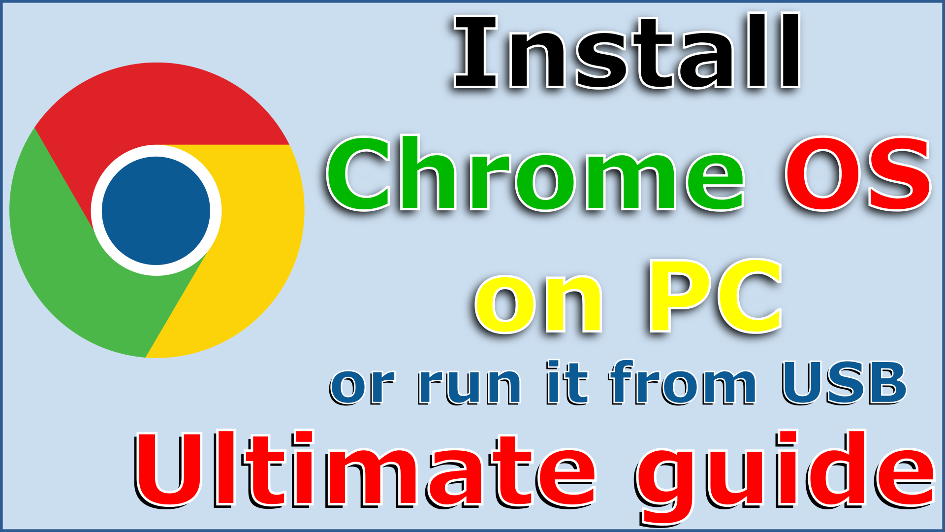 How to install ChromeOS on PC or run it from USB with Google Play store step by step
