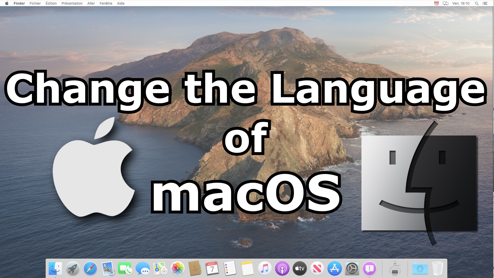 How to change the language in macOS step by step