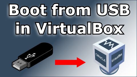 how to use virtualbox instal os by bootable usb