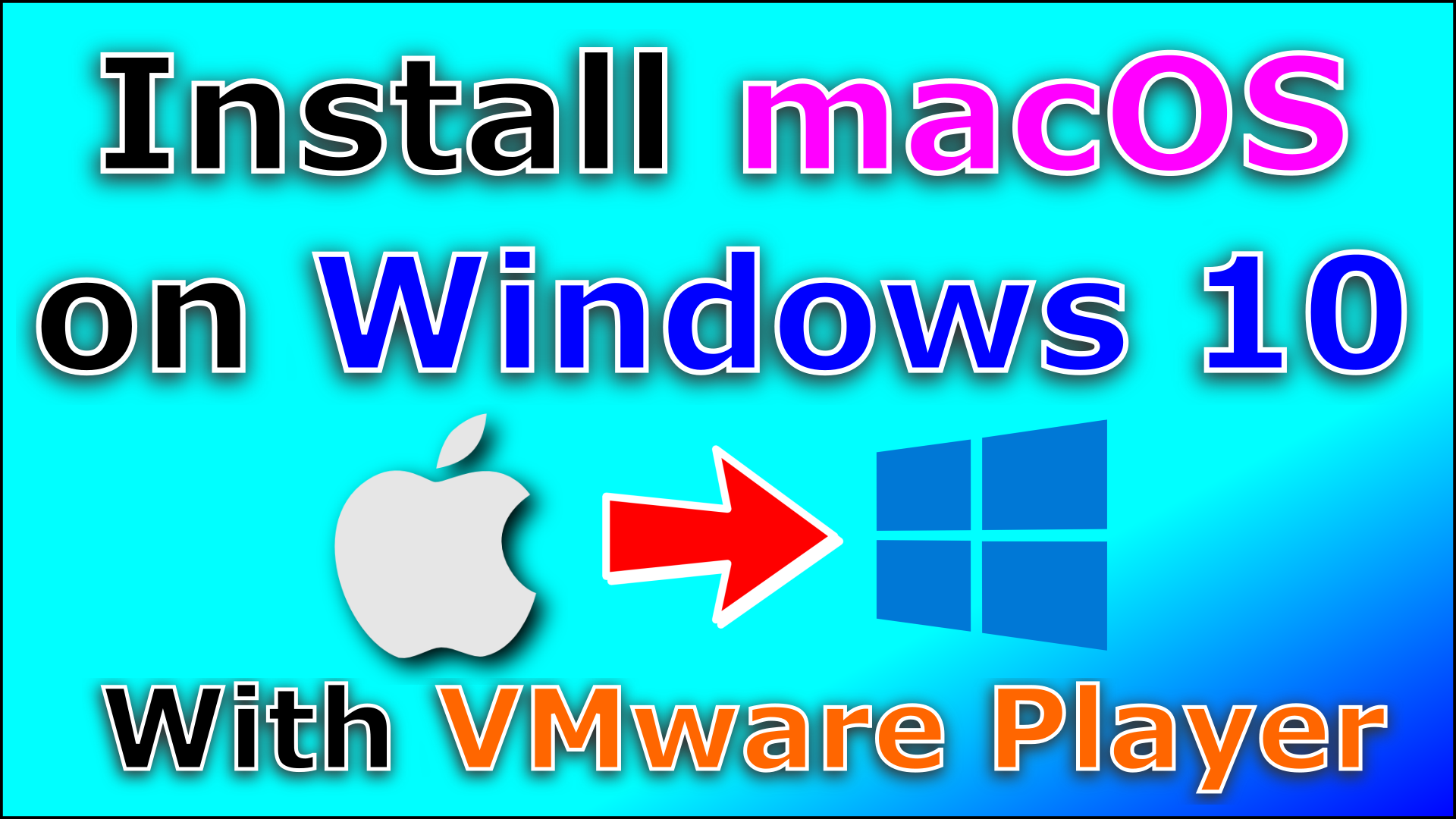 How to install macOS on Windows 10 with VMware Workstation Player. Catalina official image
