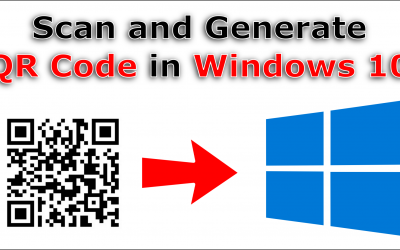 Scan QR Code in Windows 10 and generate one for free