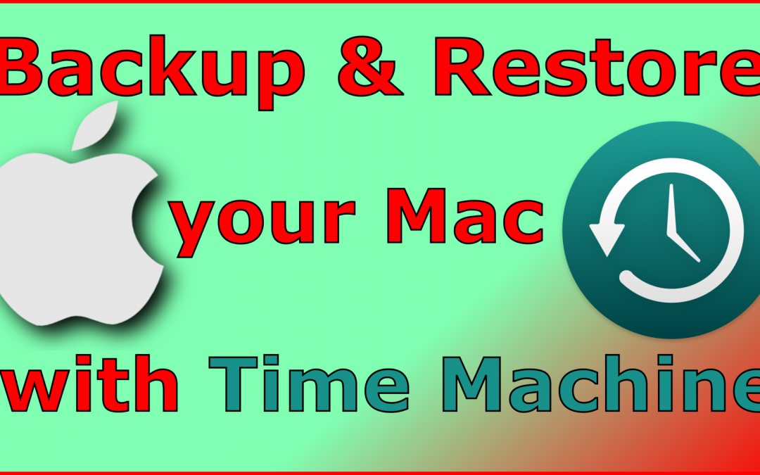 MacOS backup and restore with Time Machine step by step