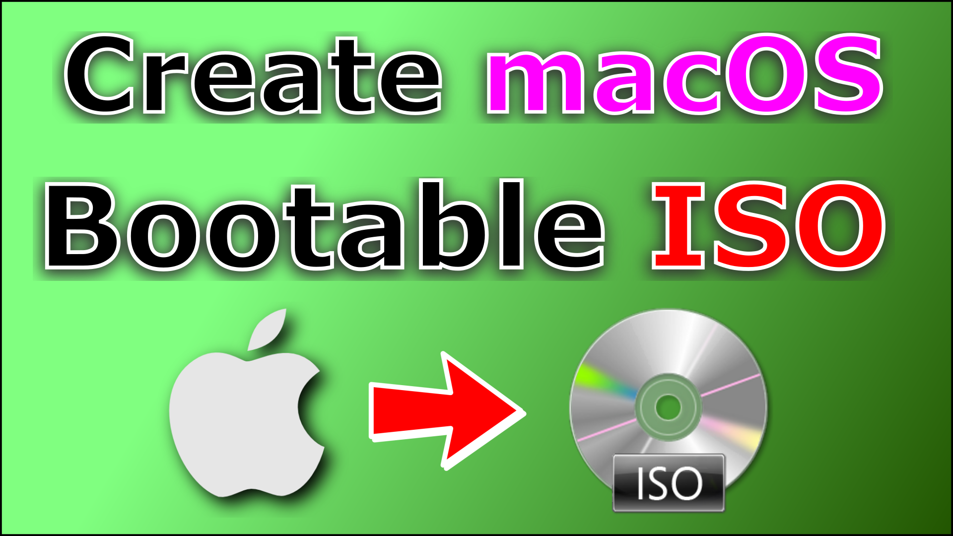 How to create macOS bootable ISO. Convert dmg to iso step by step
