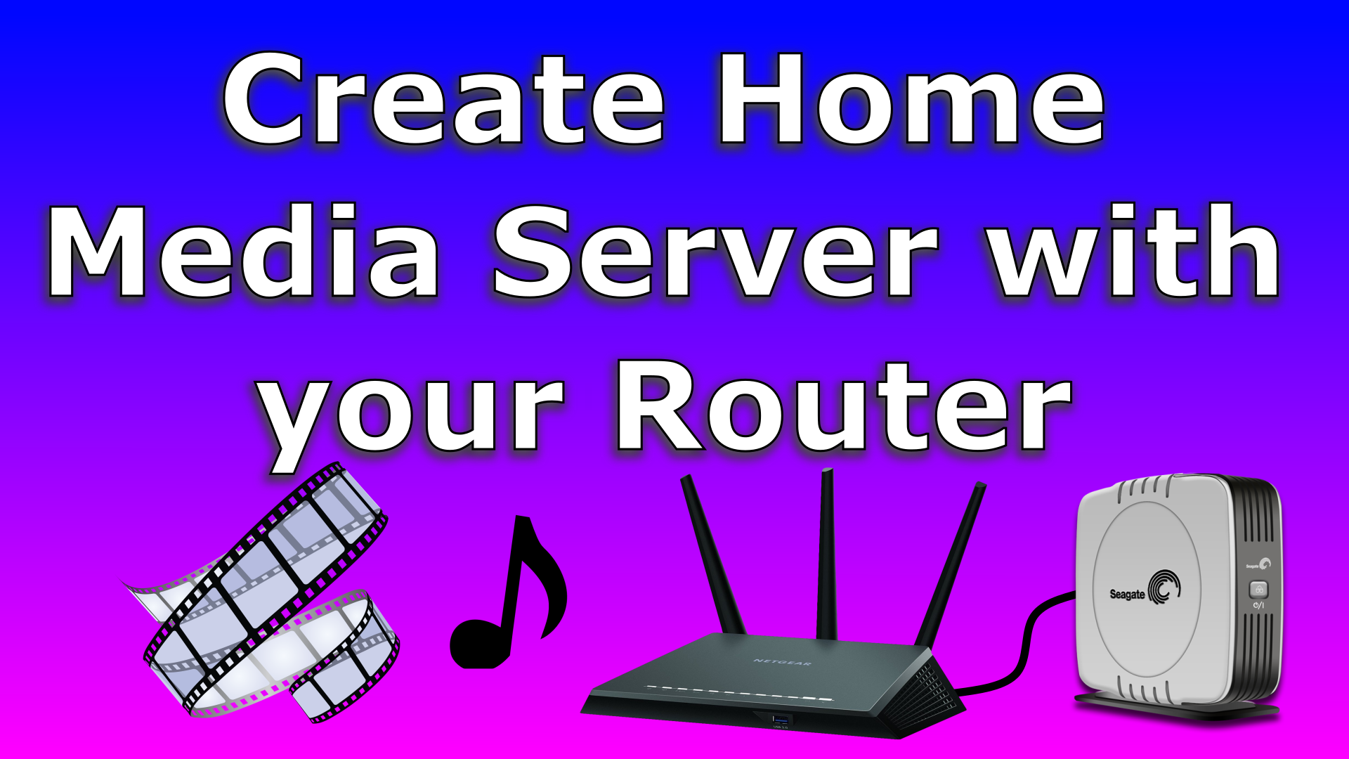 Create a Home Media server with your router