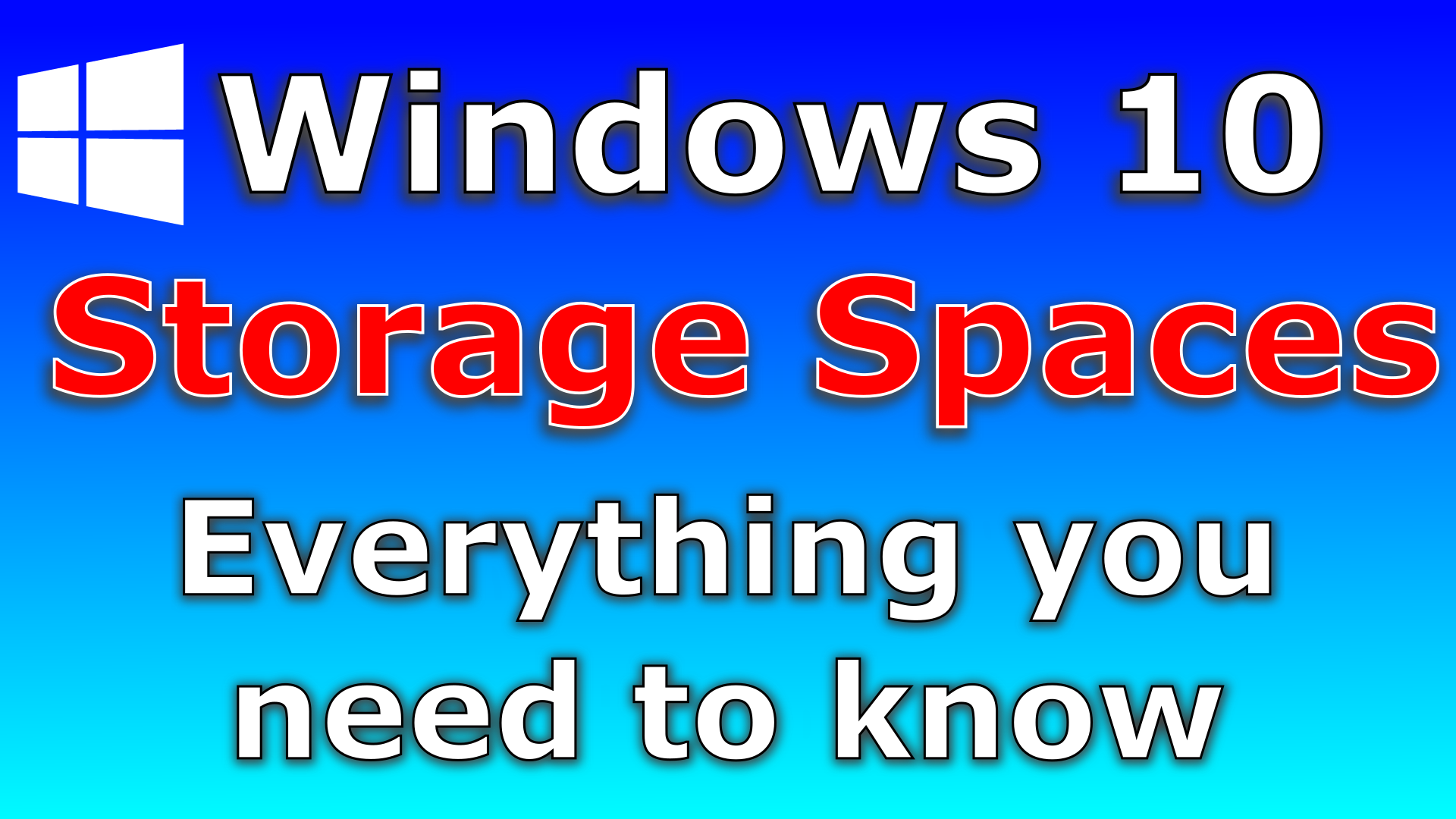 Storage spaces