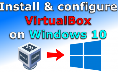 Install and configure VirtualBox on Windows 10 with extension pack
