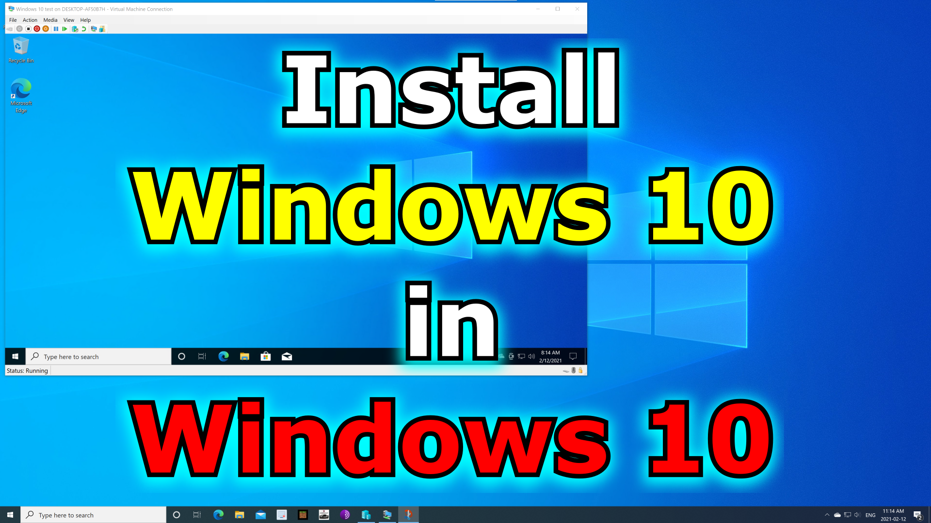 install Windows 10 on Windows 10