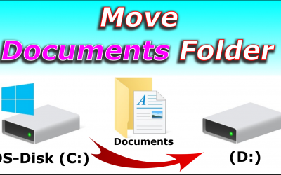 Move the Documents / Pictures / Videos / Music folders in Windows 10