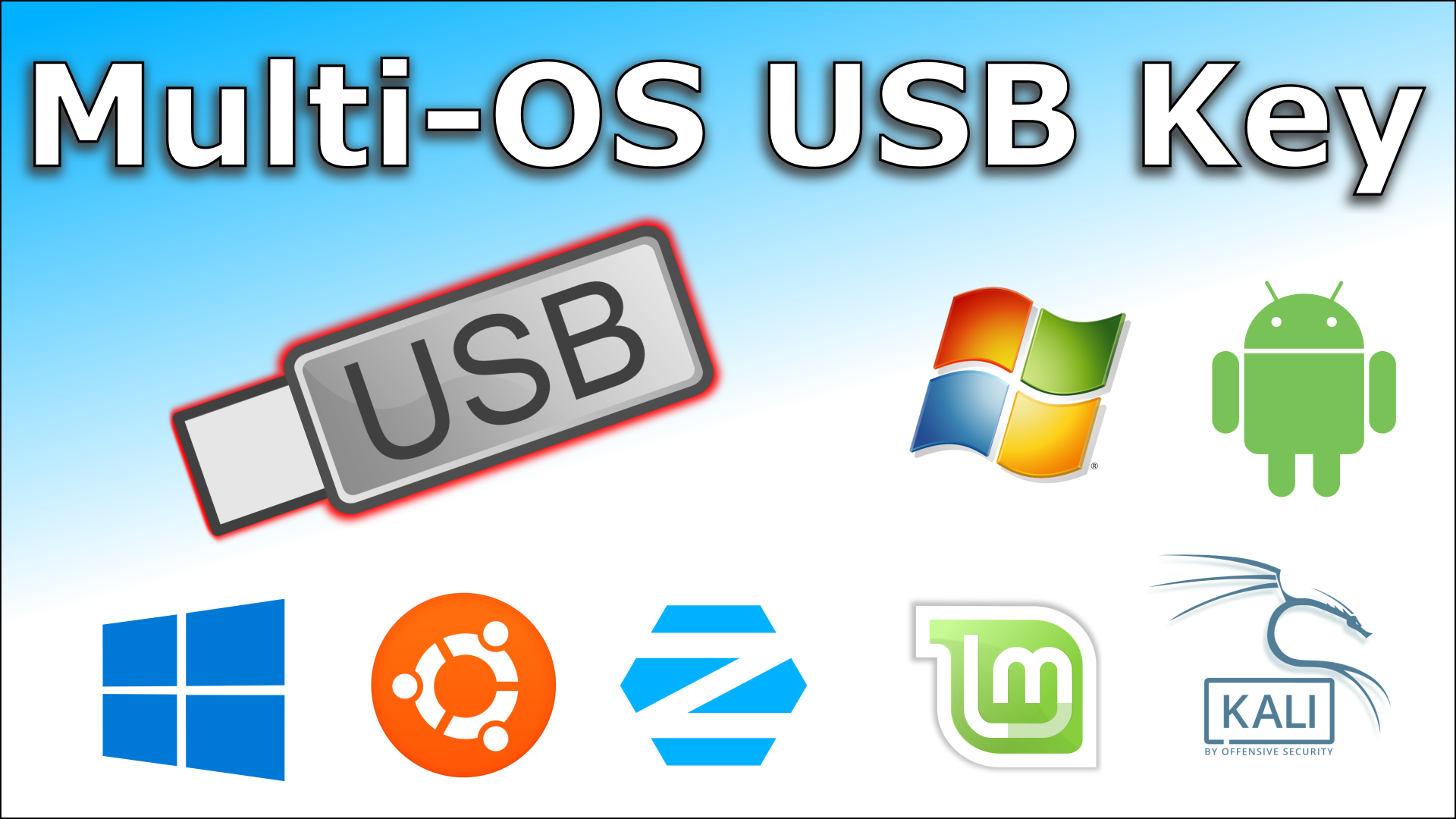 multi-os bootable usb key
