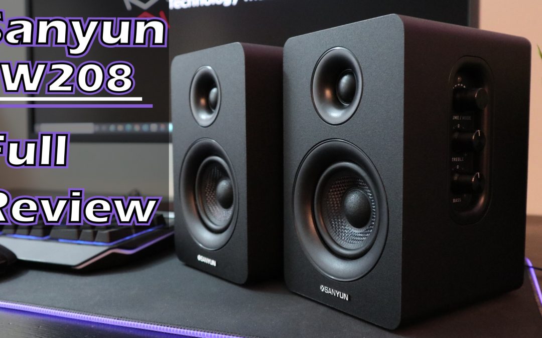 Sanyun SW208 2 way Computer Speakers – Complete review
