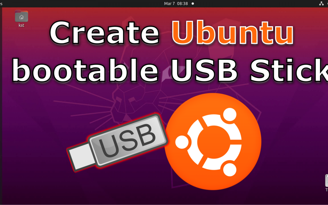 Create Ubuntu bootable USB key