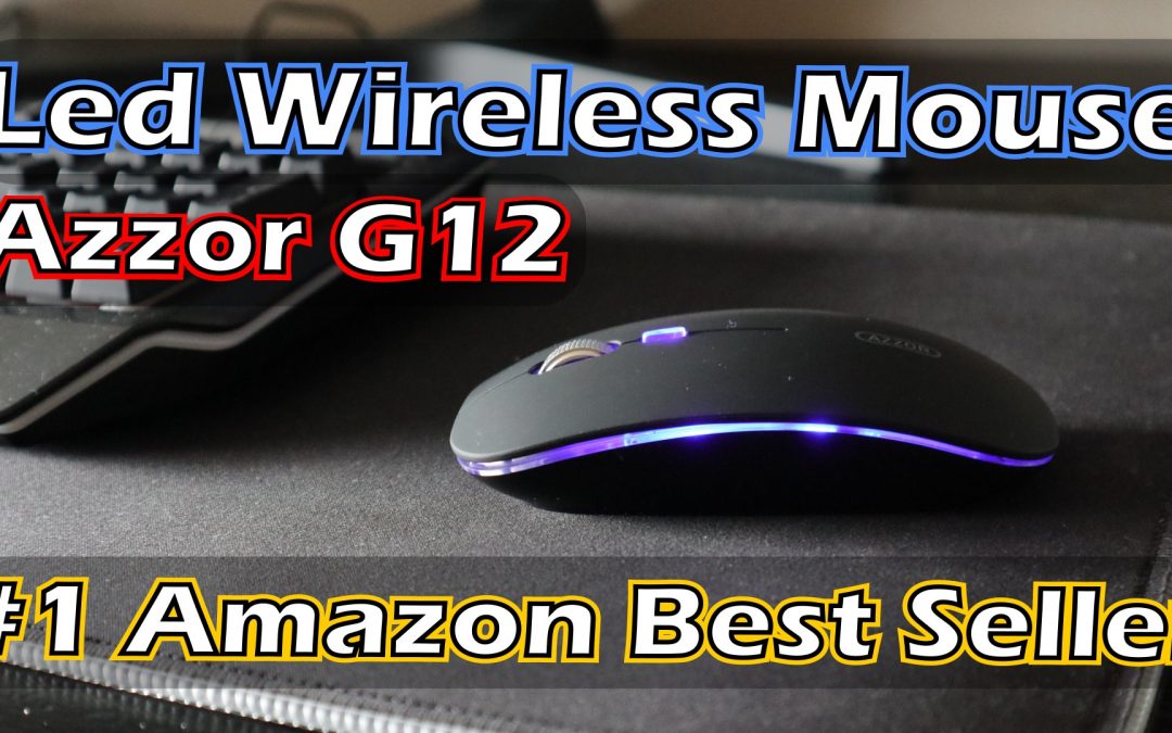 #1 selling led wireless mouse on Amazon – Azzor Uiosmuph G12