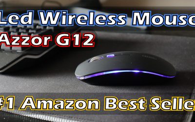 #1 selling led wireless mouse on Amazon – Azzor Uiosmuph G12