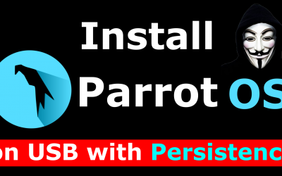 How to install Parrot OS on USB key and make it persistent