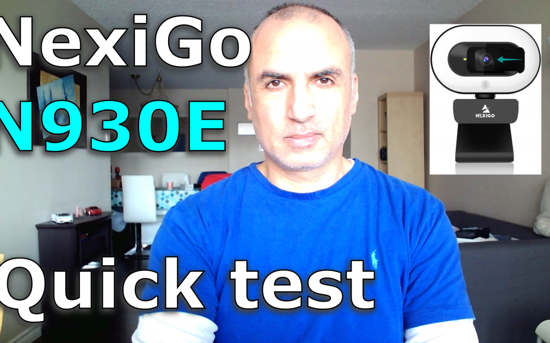 NexiGo N930E Webcam quick test