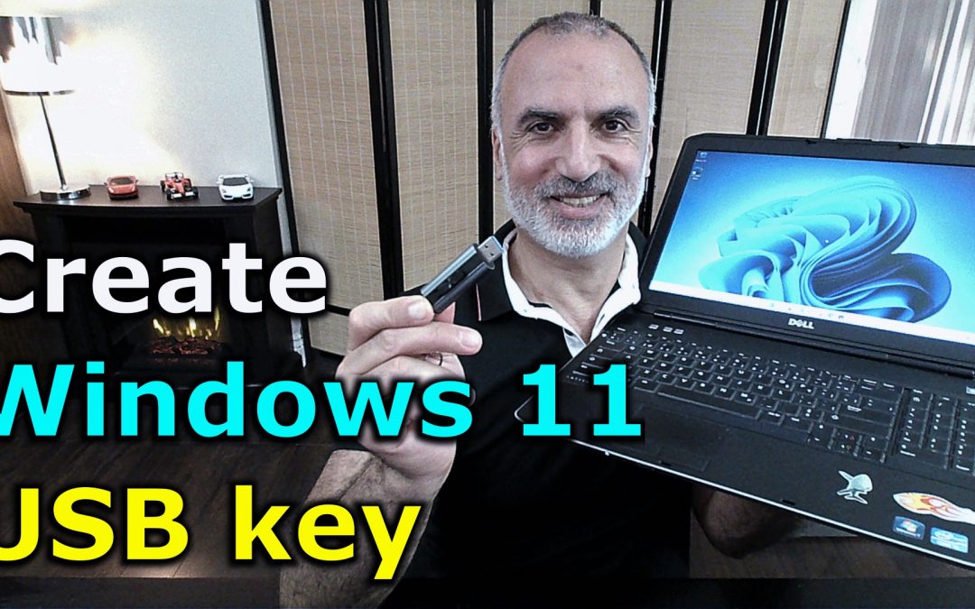 Create Windows 11 USB Media from Microsoft site