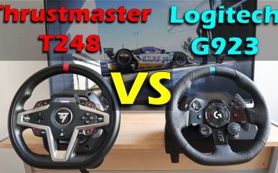 LOGITECH G923 vs Thrustmaster T248 Racing Wheels review and comparison