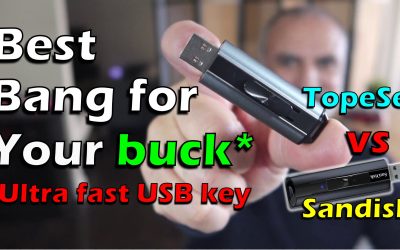 Sandisk Extreme Pro VS TopeSel Ultra fast USB flash drive. Speed tests