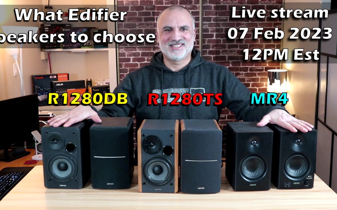 Find your perfect Edifier speaker – Edifier R1280TS vs Edifier MR4 vs Edifier R1280DB