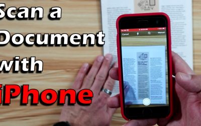 Scan a document with iPhone and send it as PDF