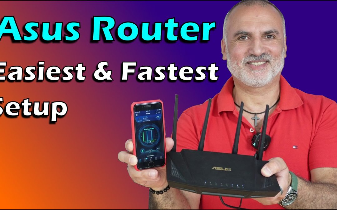 Setup any Asus router with a Smartphone with the Asus App
