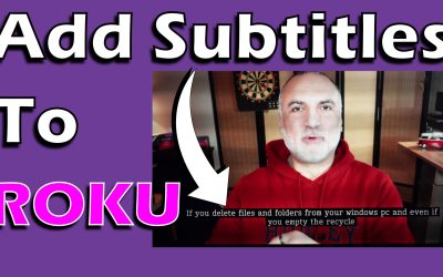 Add srt and vtt subtitles to videos on Roku TV and any Smart TV & also add thumbnails