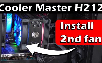 How to install a second fan to Cooler Master H212 CPU Cooler