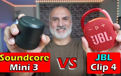 Soundcore Mini 3 affordable Bluetooth speaker vs JBL Clip 4 High end Bluetooth speaker: Sound test, specs and build quality
