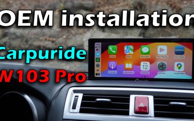 Add Apple CarPlay & Android Auto to any car. OEM like installation Carpuride W103 Pro