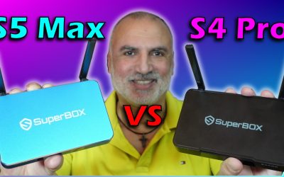 SuperBox S4 Pro vs S5 Max Android TV Box full comparison & performance test