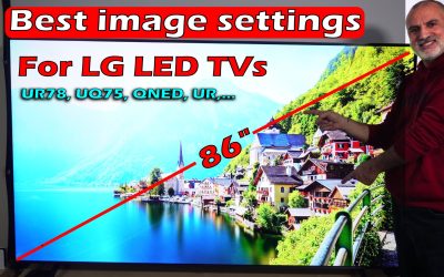 Affordable 86 inch TV 86″ LG UR78. How to calibrate the image & setup