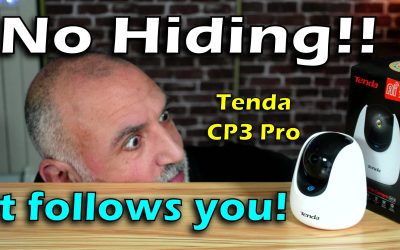 Affordable Ai Wireless Home Security Camera pan and tilt. Tenda CP3 Pro