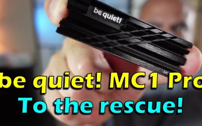 How efficient is the be quiet MC1 Pro M.2 NVMe cooler?