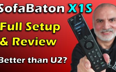 SofaBaton X1S Universal Remote Control Unboxing, Setup, Activity setup & demo