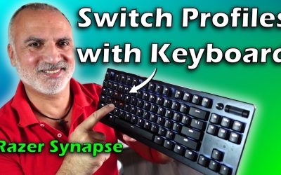 Use Razer Synapse to create keyboard & color profiles