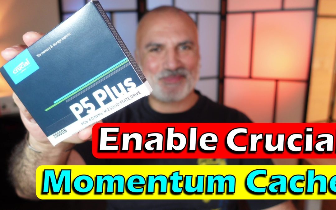 How to enable Crucial Momentum Cache & important precautions