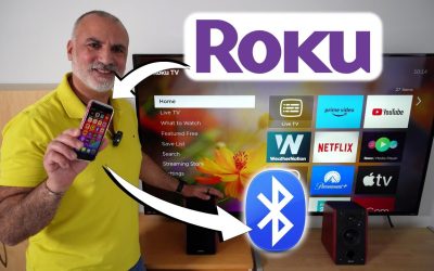 Use Roku App on your Smartphone to connect your TV to any Bluetooth speakers