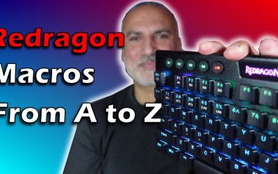 Program keyboard macro keys and software macros for Redragon Keyboard K621 Horus TKL
