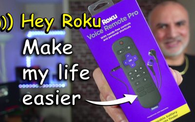 An essential accessory to Roku TV, Roku Voice Remote Pro
