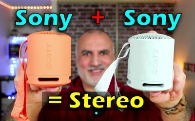 Connect 2 Sony SRS-XB100 or SRS-XB13 Bluetooth speakers to work in stereo mode